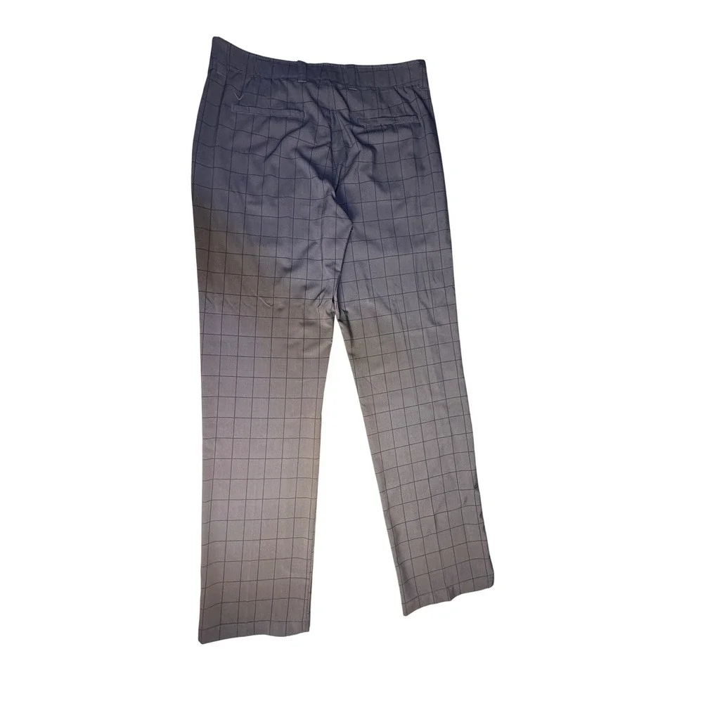 Callaway Mens Gray Plaid Golf Pants 34x34 Performance Stretch Trousers - Picture 4 of 5
